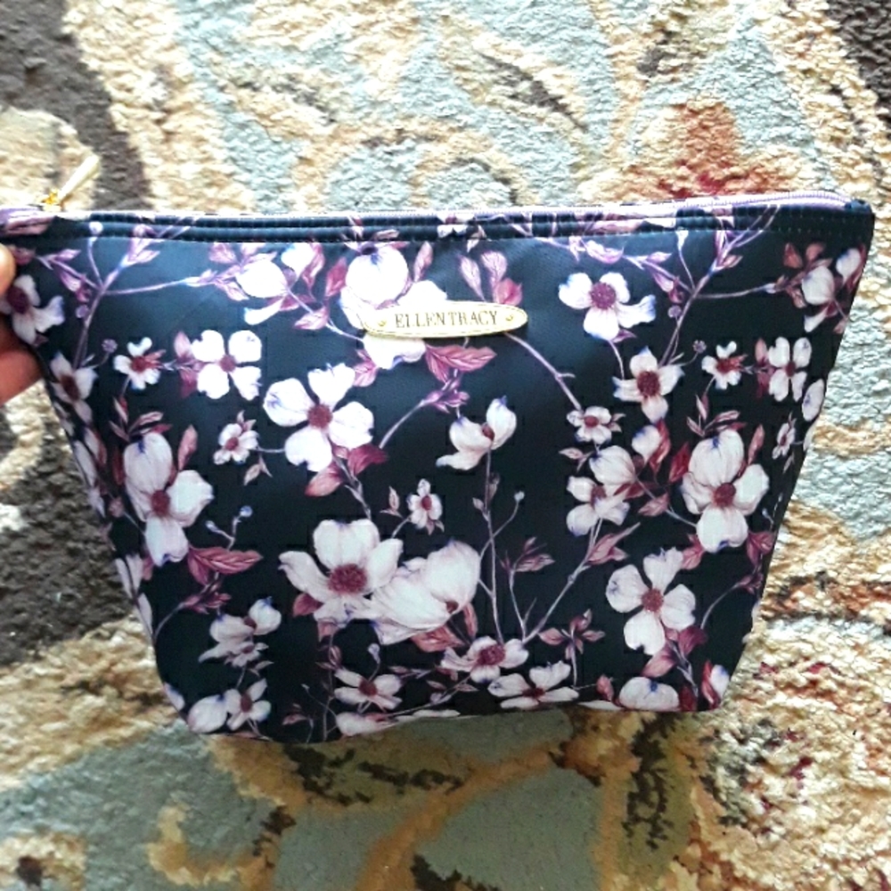 2x*Host Pick*Ellen Tracy cute cosmetic bag - Picture 4 of 12